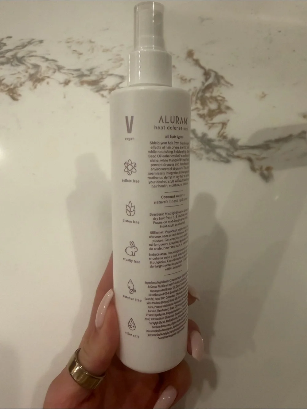 Aluram heat defense mist